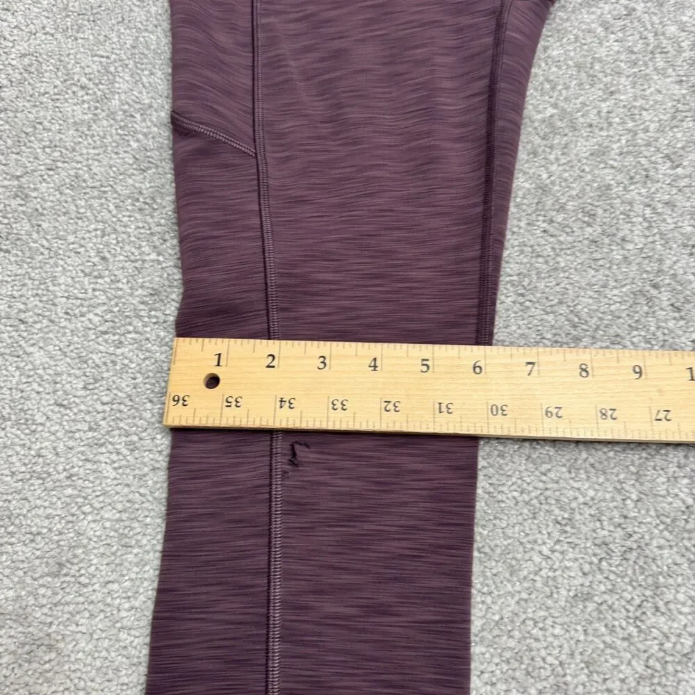 Lululemon Invigorate High Rise Compression Tight Leggings Womens 6 Purple W5QLS